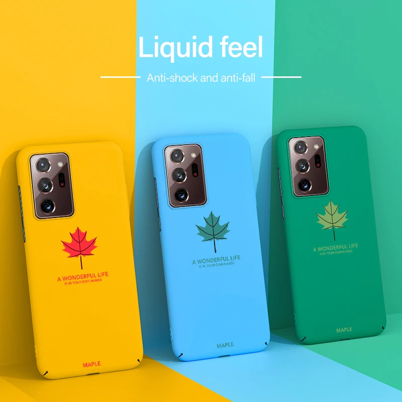 Ультратонкий матовый жесткий чехол из поликарбоната для телефона Samsung Galaxy S20 S10 E 5G