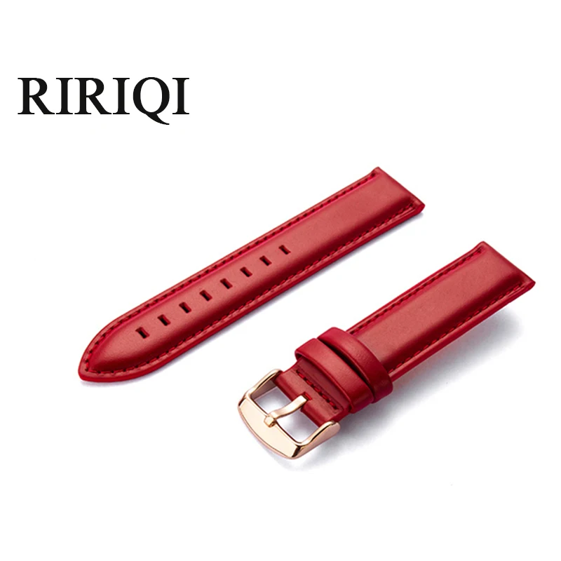 Ремешок для наручных часов из натуральной кожи красный простой плетеный браслет