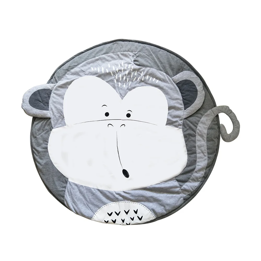 INS креативный детский игровой коврик в виде слона круглый ковер хлопковый