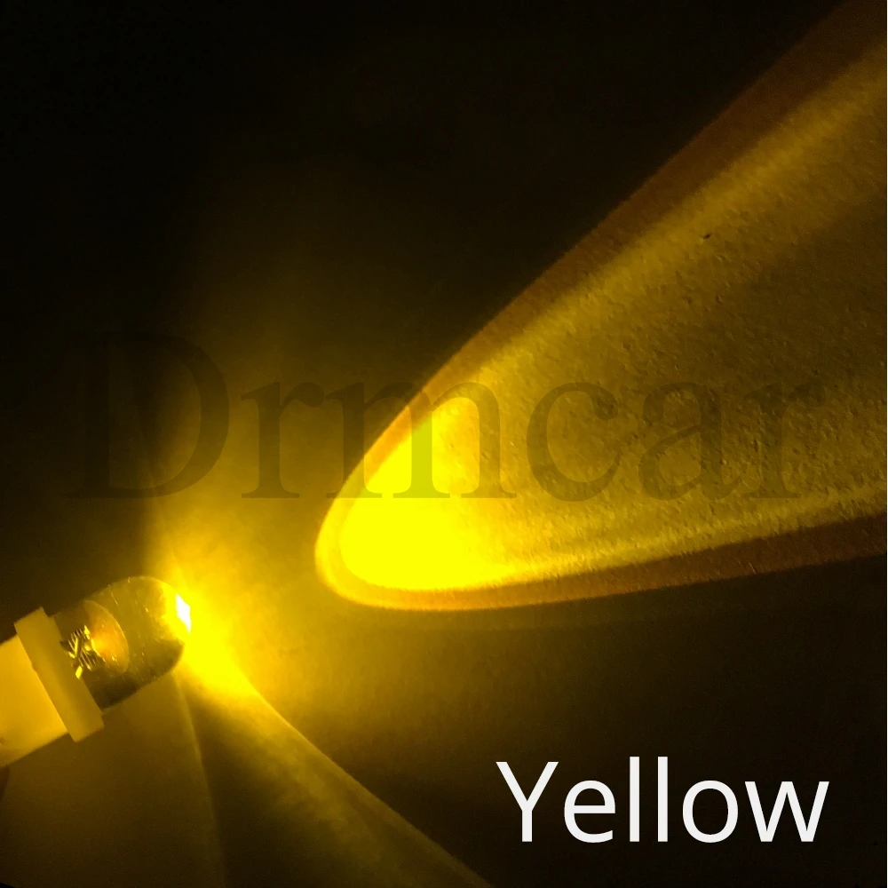 Белый красные, синие Зеленый Желтый RGB T10 W5W 168 194 501 1smd автомобильный клиновидный светильник сторона приборной панели автомобиля номерной знак лампа багажника лампы AC/DC 12V