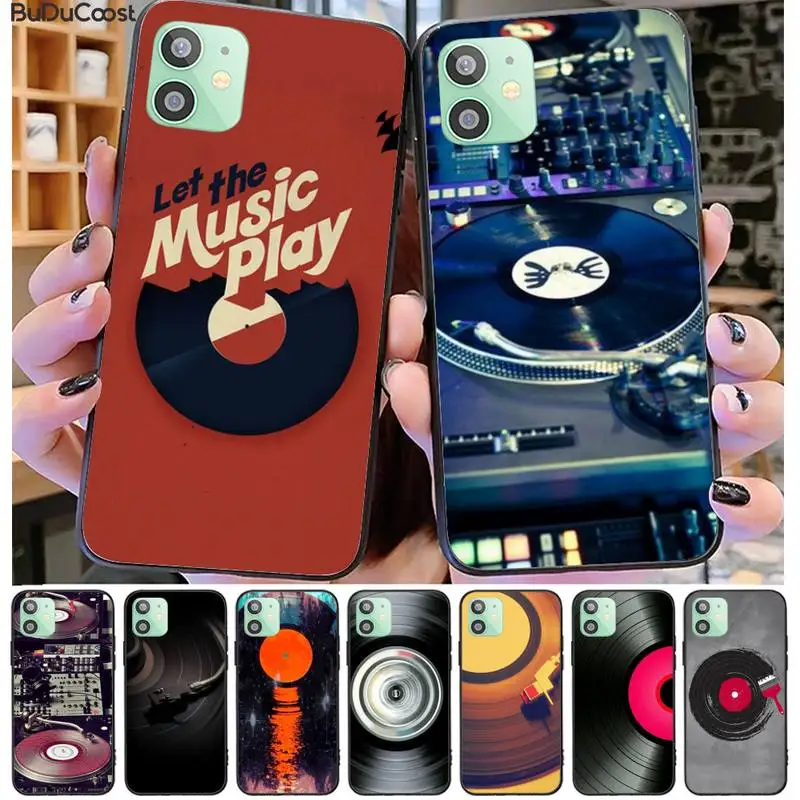 Vintage vinyl record Phone Case For iPhone 11 7 Case For iPhone 11 Pro Max X XS XR XS MAX 8 7 6s Plus 5 SE Case