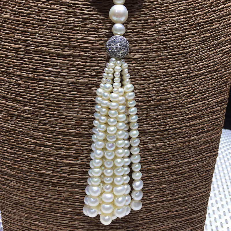 

CS2082 Pure 925 standard Pure Silver Necklace Pendant Necklace White natural freshwater pearl jewelry