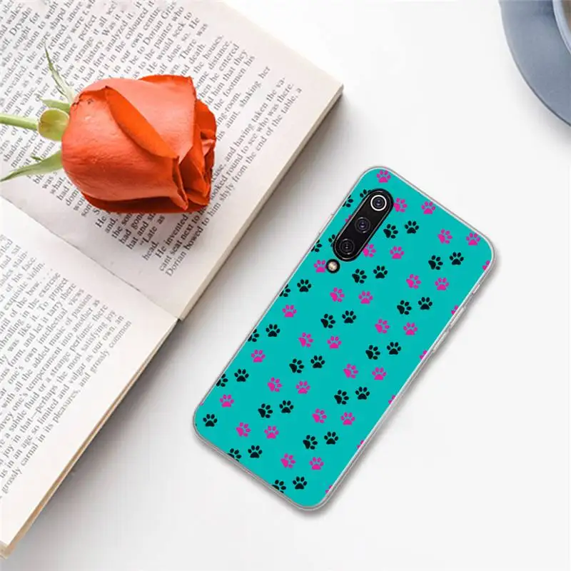 

Cute dog foot comic painting Phone Case For xiaomi Redmi 5 5A plus 7A 8 note 2 3 4 5 5A 6 7 GO K20 A2 cover funda coque