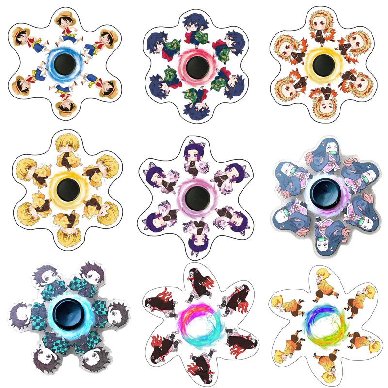 

New Whirling Running Animation Fidget Spinner Cartoon Anime Running Dynamic Hand Spinner for Children Adult Toys