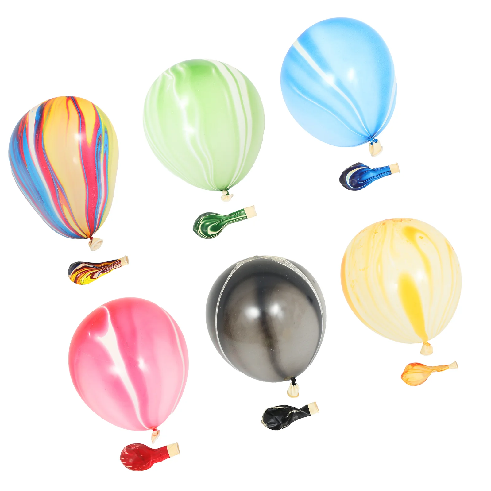 

100 Pcs Party Balloons Latex Thicken Balloons Exquisite Balloons for Birthday