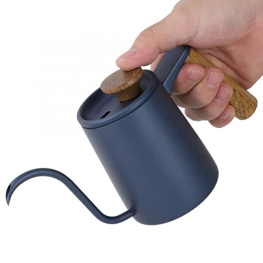 350 мл модный капельный кофейник с ручкой из нержавеющей стали длинный гусиная шея