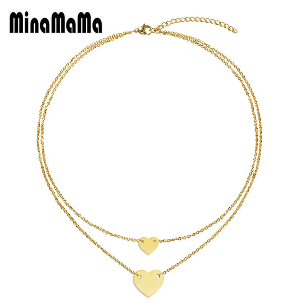 

Многослойные Украшения ручной работы из нержавеющей стали для женщин и девушек, подарки на день Святого Валентина