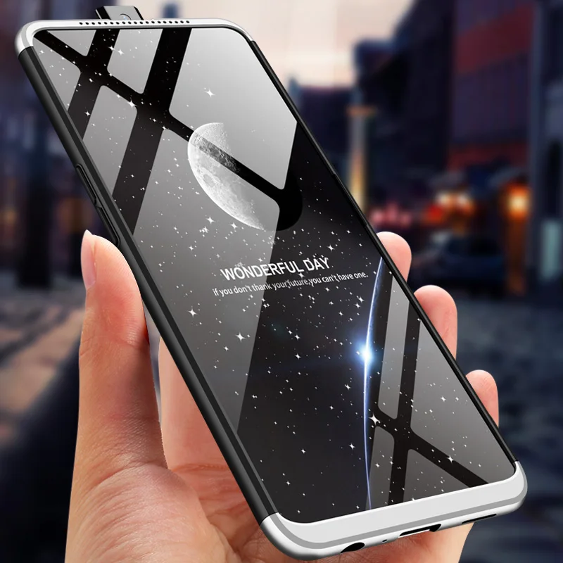 Для OPPO Рено 2Z Мода 360 Degree против падения Простой жесткий чехол ПК телефон Обложка