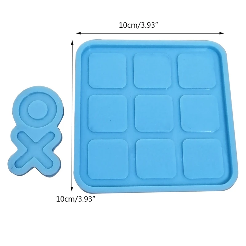 

Crystal Epoxy Resin Mold 9 Grids Toys Casting Silicone Mould DIY Crafts Jewelry Making Tools