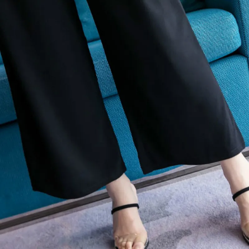 

Jumpsuits Women Solid Simple Pockets Elegant Korean Style Leisure Ankle-length Trendy Streetwear Womens Vintage Novelty Soft New