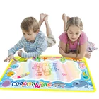 Детский волшебный водный коврик для рисования и 2 ручки, игрушки, многоразовая доска для раскрашивания, набор для рисования, обучающая игрушка для детей