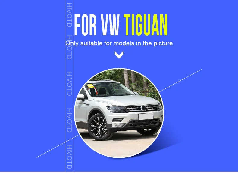 Hivotd для Volkswagen vw Tiguan L приборная панель, закаленное стекло, защита экрана, панель, защита экрана от царапин
