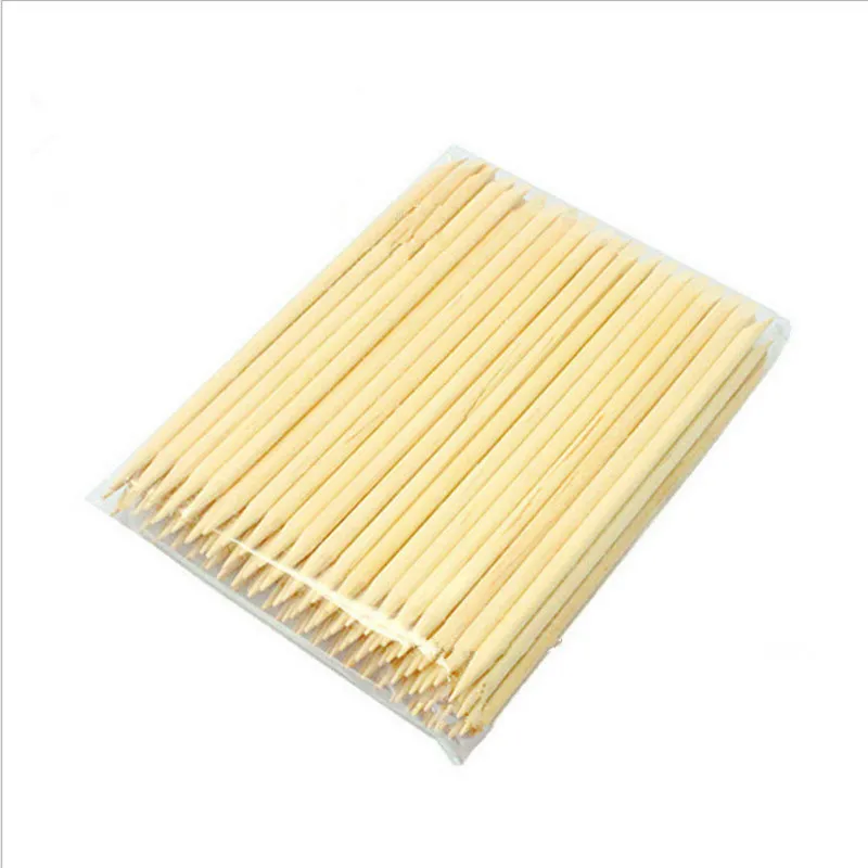 100pcs/set Nail Art Orange Wood Stick Sicks Cuticle Pusher Remover Manicure Pedicure Care Beauty Makeup Tools |