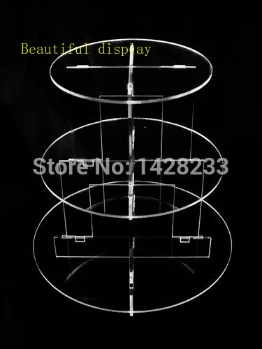 

wedding decoration/ 3 TIER CIRCLE CUPCAKE WEDDING FAIRY CUP CAKE STAND, CUPCAKE HOLDER