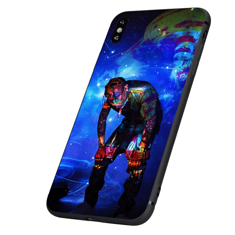 Черный чехол ТПУ для iphone 5 5s se 6 6s 7 8 plus x 10 чехол силиконовый чехол для iphone XR XS 11 pro MAX чехол Трэвиса Скотта astroworld