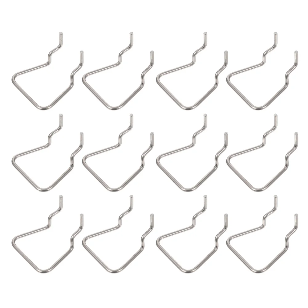 

12Pcs Tool Display Shelf Rack Hook Exhibition Display Hook for Hardwares Tool