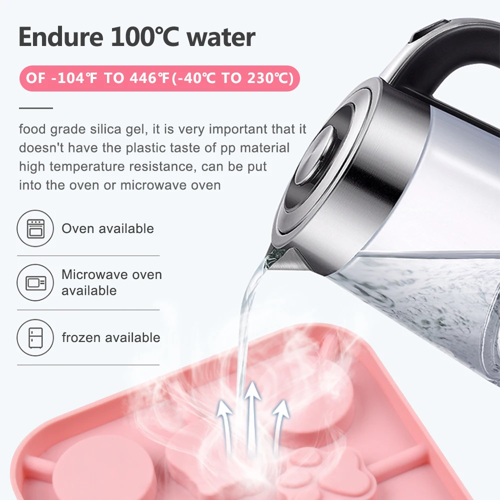 Силиконовая форма FUNBAKY в виде мультяшных животных леденцов сделай сам | Дом и сад