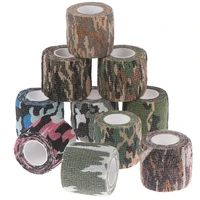 camouflage elastic wrap tape self adhesive sports protector ankle knee finger arm bandage skin care