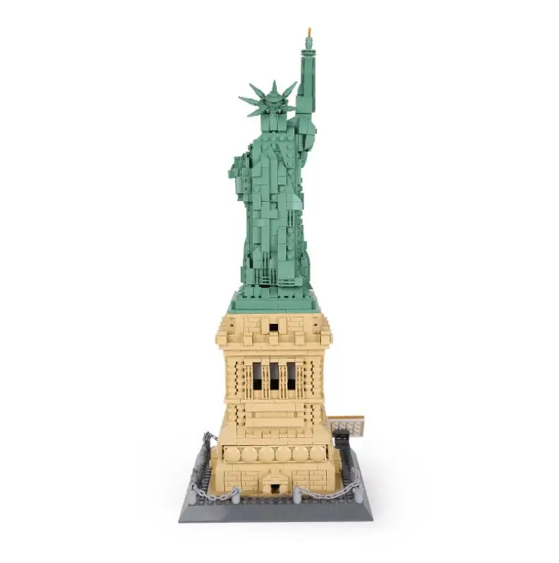 

Wange 5227 Architecture Series The Statue Of Liberty Model Building Blocks Set Classic Streetview Toys For Children