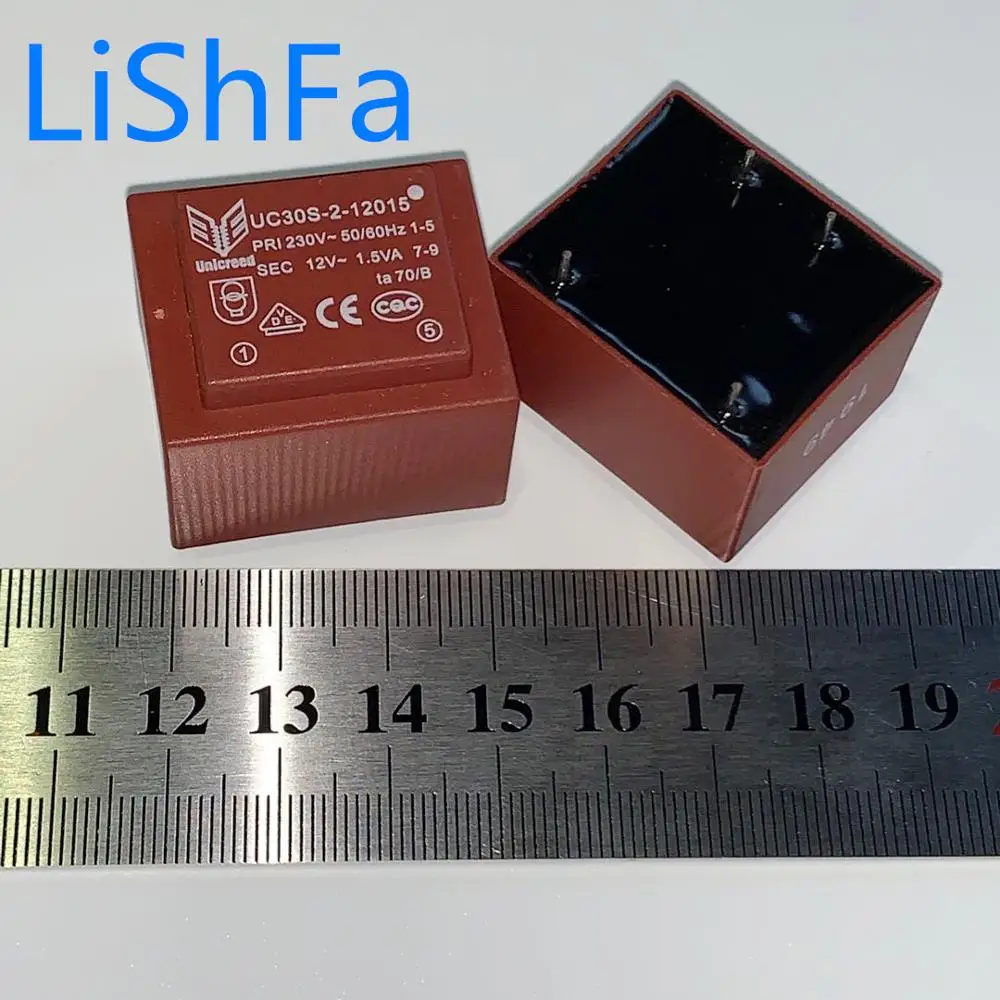 

New and original UC30S-2-12015 cans sealed transformer 230v to 12v 1.5VA