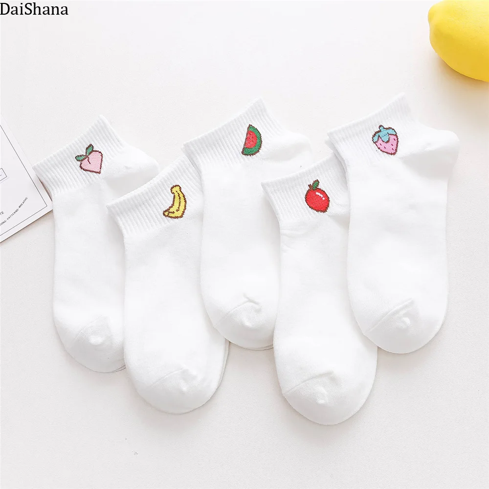 5 Pairs Autumn Winter Cartoon Cotton Fashion Animals Women Socks Rabbit Fox Dog Panda Cute Kawayi Happy Funny Socks Girls Socks.
