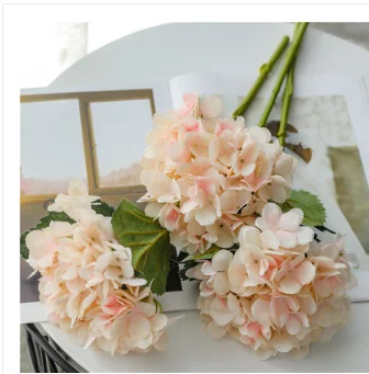 

Artificial flowers simulation hydrangea, fake flowers, wedding party family party decoration flowers, background props flowers