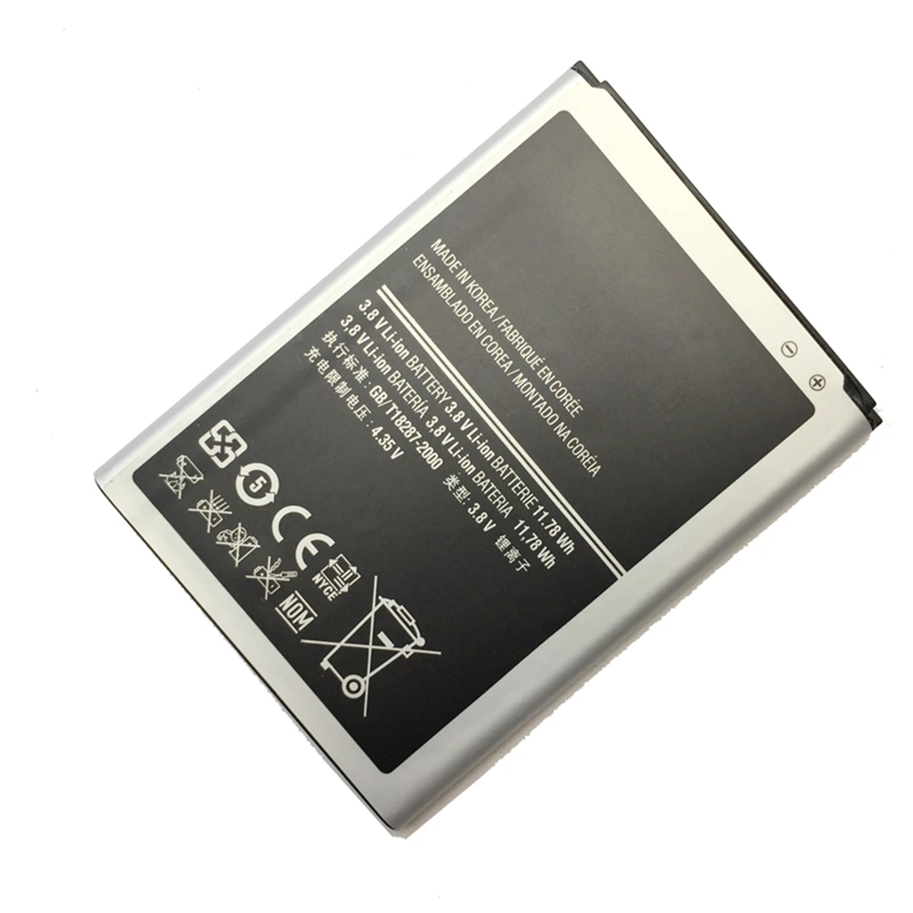Аккумулятор для Samsung Galaxy Note 2 N7100 E250 LTE N7105 N7102 T889 L900 Verizon I605 3100 мАч|Аккумуляторы