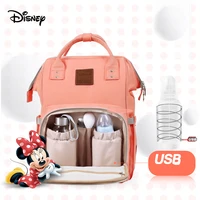 disney mummy maternity nappy bag usb heated insulation bags travel backpack large capacity baby bag stroller diaper bag for baby