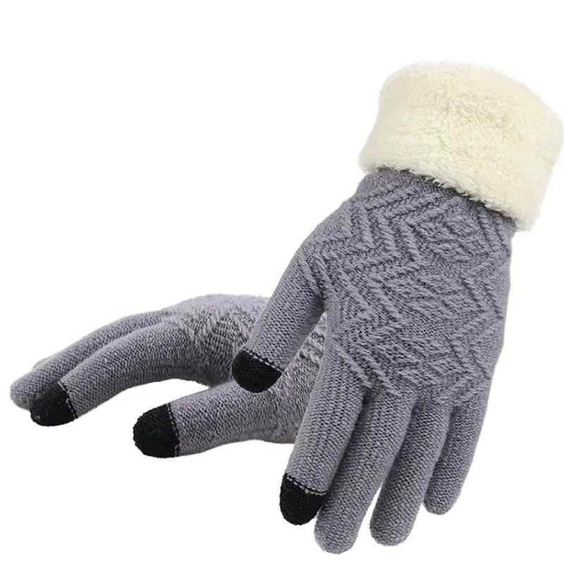 

Knitted Gloves Women's Fashion Winter Women's Gloves