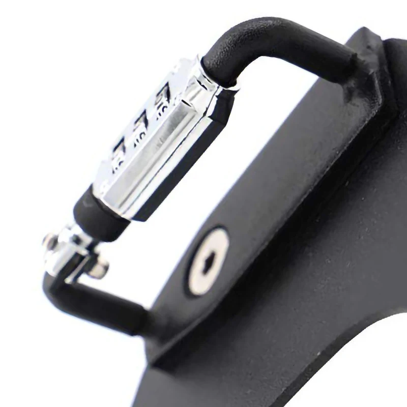 Мотоциклетный шлем Блокировка Пароль Крепление крюк черная сторона