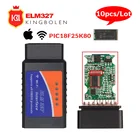 ELM327 V1.5 BluetoothWifi OBD2 V1.5 Elm 327 Bluetooth PIC18F25K80 чип OBD автоматический диагностический инструмент OBDII для AndroidIOSWindows