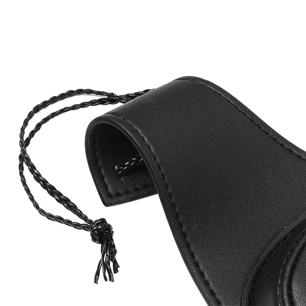 Черная кожаная сумка для мотоциклов и кафе мотоциклетная газовая центральный