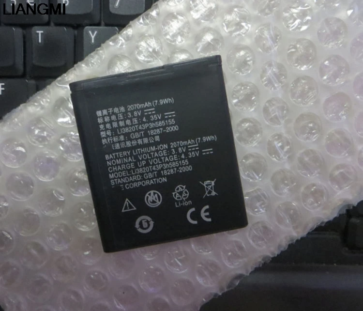 Новый аккумулятор LI3820T43P3H585155, 2070 мАч, для ZTE LEO M1 V983 N983 U960E, фотоаксессуары со строкой