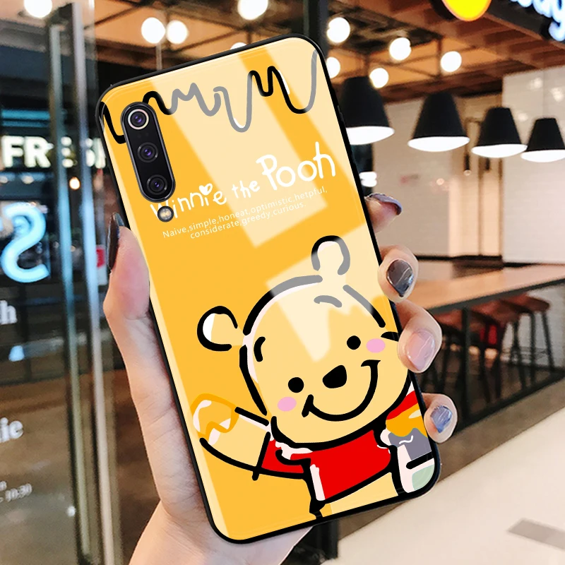 Чехол для Xiaomi Redmi Note 8 Pro 7 чехол-накладка из закаленного стекла с рисунком