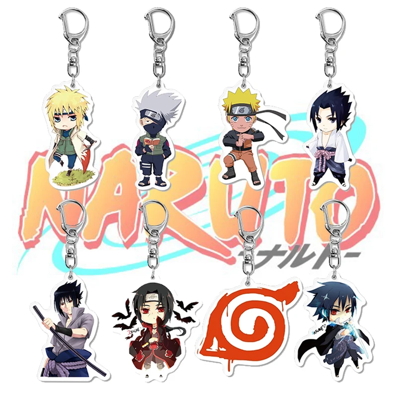 

Anime Keychain Uchiha Kakashi Uzumaki Symbal Keychains Key Chain Key Ring Cosplay Accessories Pendant Halloween Gift 2021 Trend