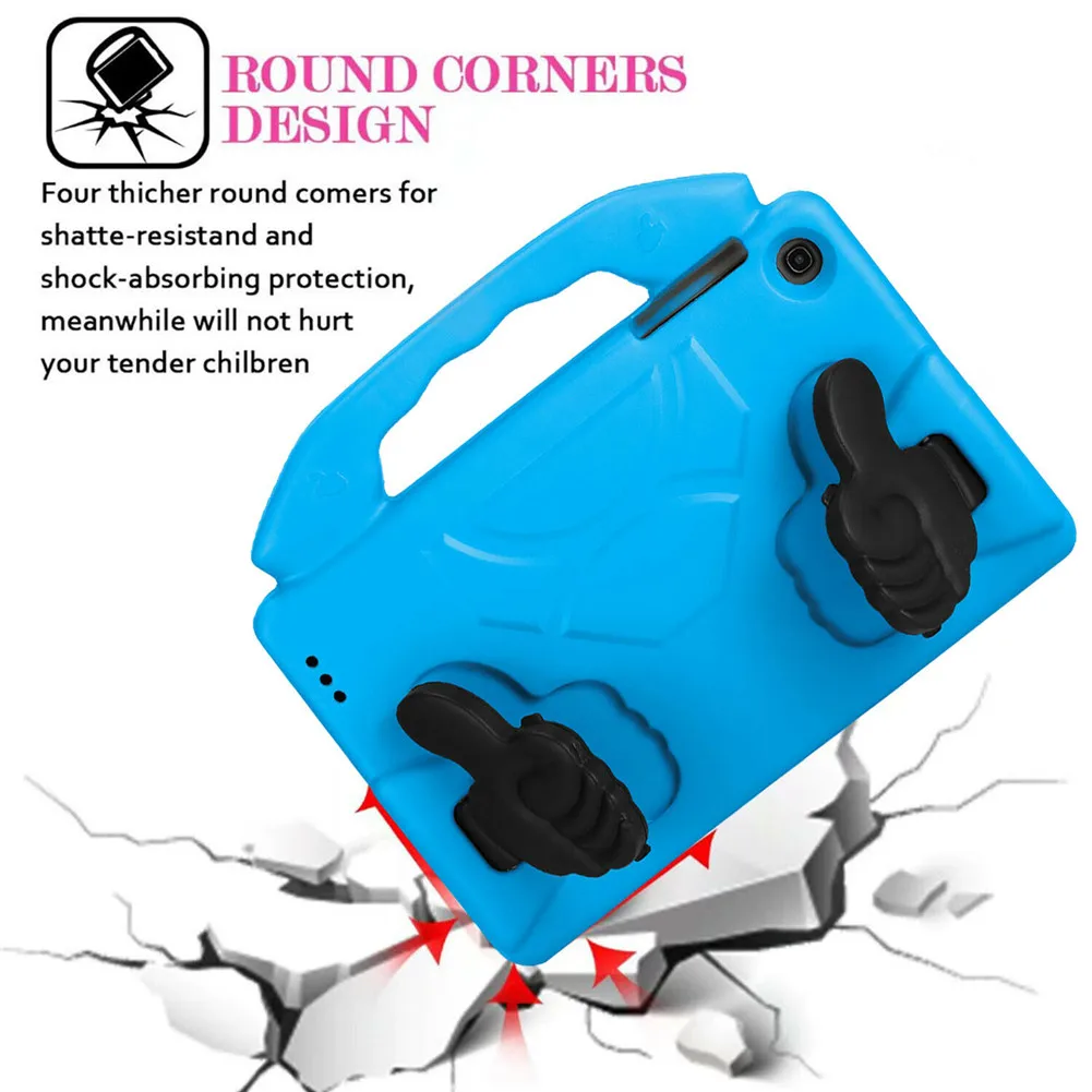 

Case for Samsung Galaxy Tab A 10.1 Inch 2019 SM-T510 SM-T515 Tablet EVA Kids Safe Portable Hand-Held Stand Cover wirh Pen Slot