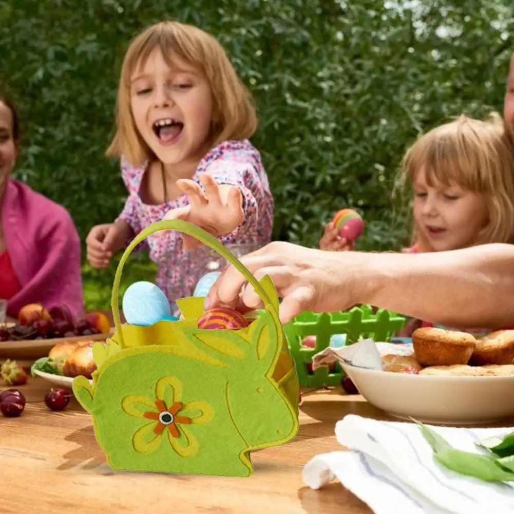 Пасхальный кролик мешок цыпленок конфеты подарок сумка милые животные для детей