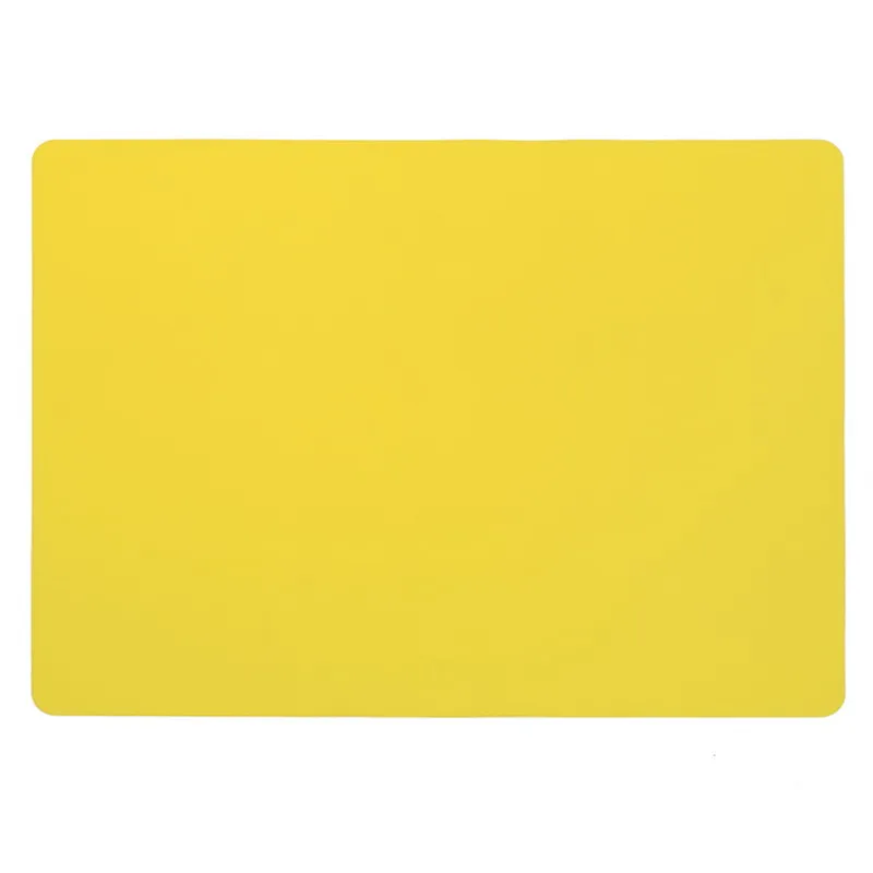 Yellow 40 X 30 cm Силиконовый коврик для выпечки, тесто для пиццы, кондитерские изделия, кухонные гаджеты, инструменты для приготовления пищи, посуда для выпечки, коврики, вкладыши, предметы, принадлежности - Цвет: Yellow 40 X 30 cm
