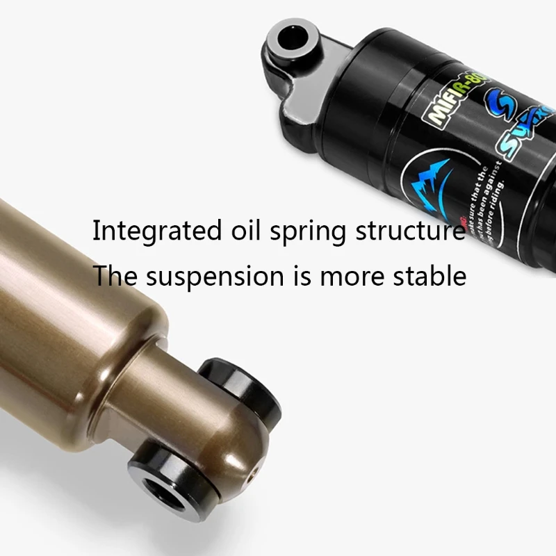 

Bicycle Oil Pressure Spring Rear Shock Absorber Aluminum Alloy Electric Mountain Bike Part 125/150/165/190mm 850/1000BL T4MF