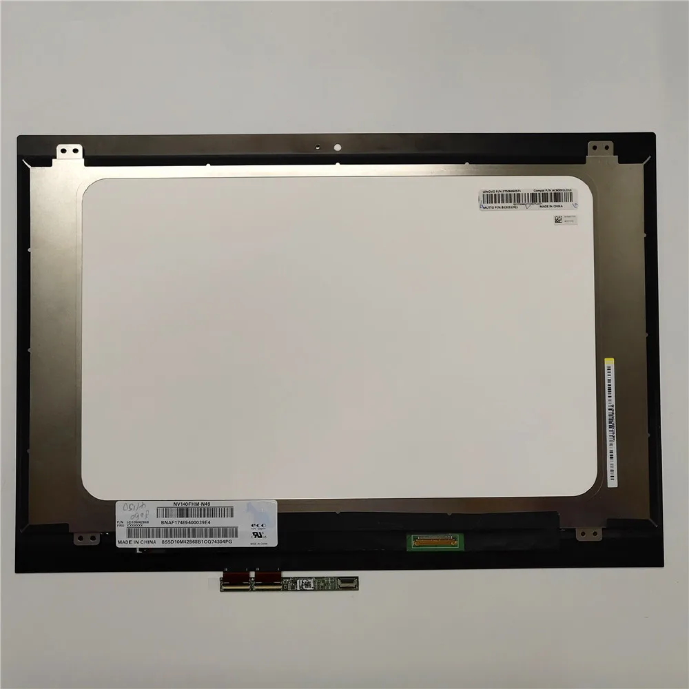 Оригинал для lenovo Yoga 520 14 14IKB Flex 5 ноутбук сенсорный ЖК экран дигитайзер сборка 1366*768
