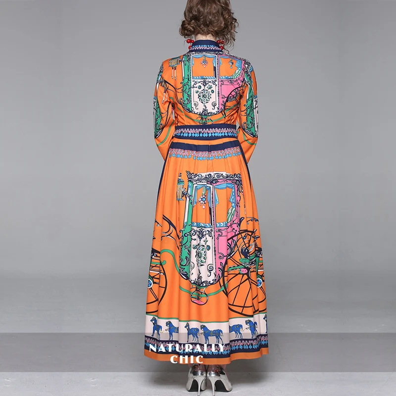 Женское модельное платье макси элегантное винтажное с длинным рукавом и