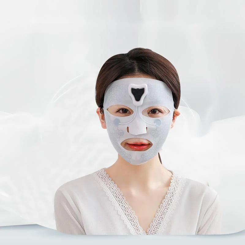 

New electronic mask instrument water supply fashion soft silicone body beauty machine mesh design scientific whitening tool