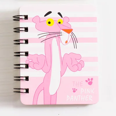 Kawaii Розовая пантера Блокнот корейские канцелярские принадлежности для