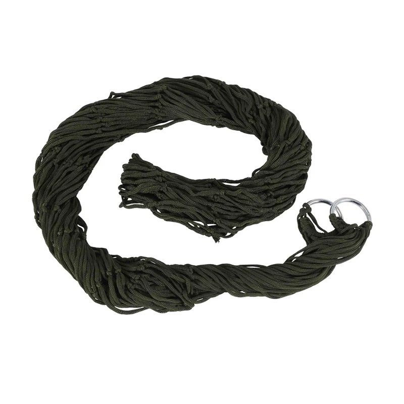

Portable Outdoor Sport Hammock, Outdoor Camping Hammock Mesh Net for Garden Beach Yard Travel Garden Swing Hanging Bed