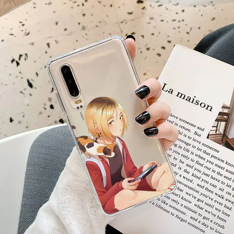 

Kenma Kozume of Haikyuu Phone Case Transparent for Samsung A71 S9 10 20 HUAWEI p30 40 honor 10i 8x xiaomi note 8 Pro 10t 11