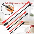 Силиконовый мини-шпатель с маленьким наконечником для джема, крем, наклейка для масла, кухонные Кондитерские инструменты для украшения торта, аксессуары для выпечки