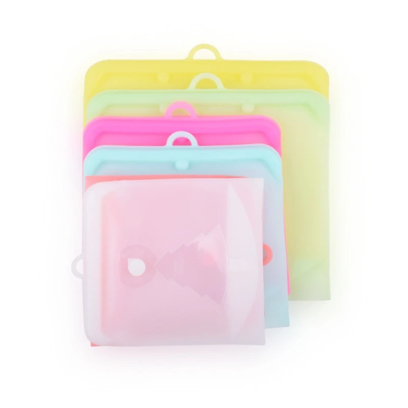 2020 многоразовый мешок для хранения еды Герметичный силиконовый кухонные