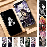 fhnblj seraph of the end anime phone case for huawei y 6 9 7 5 8s prime 2019 2018 enjoy 7 plus