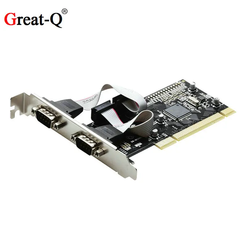 PCI-двойные последовательные порты RS232 Плата расширения управления интерфейсом