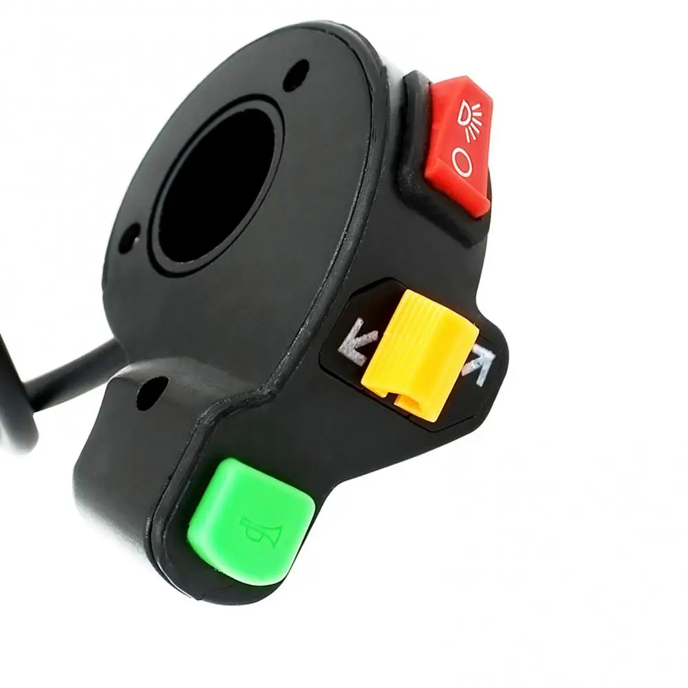 Produk Aksesoris Perlengkapan Sepeda Motor Saklar Tanduk Lampu Sein Lampu Depan Setang Sepeda Motor Universal 3 In 1